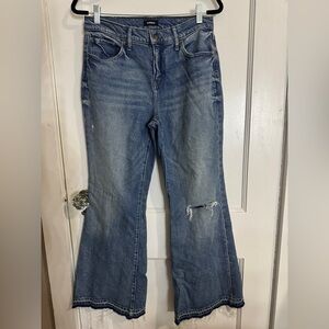 Express Blue Women's Flare Jeans